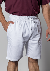 NO JEANS Cotton Shorts – White