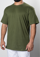 ⁠NO JEANS Cotton T-shirts – Army Green
