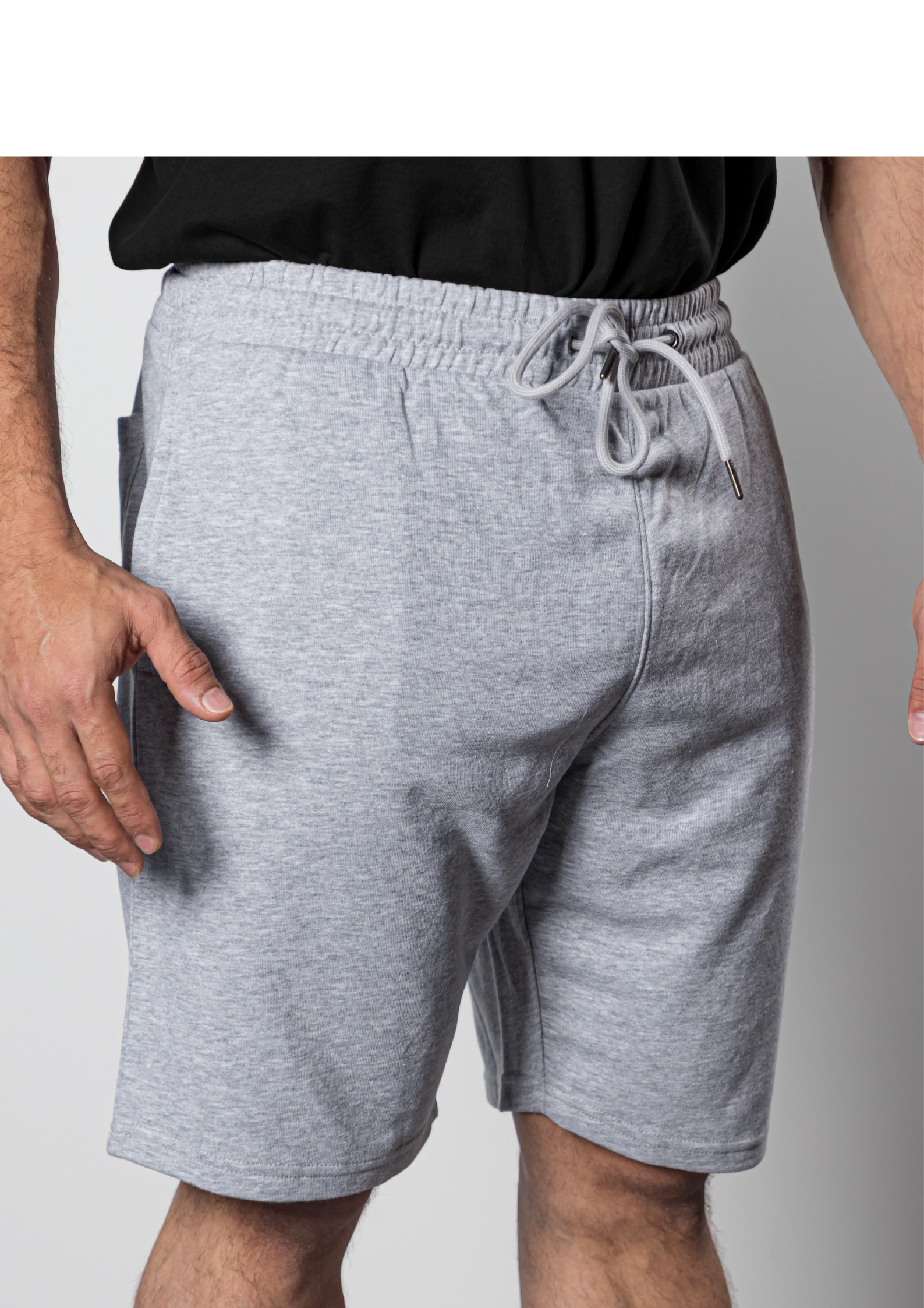 NO JEANS Cotton Shorts – Gray