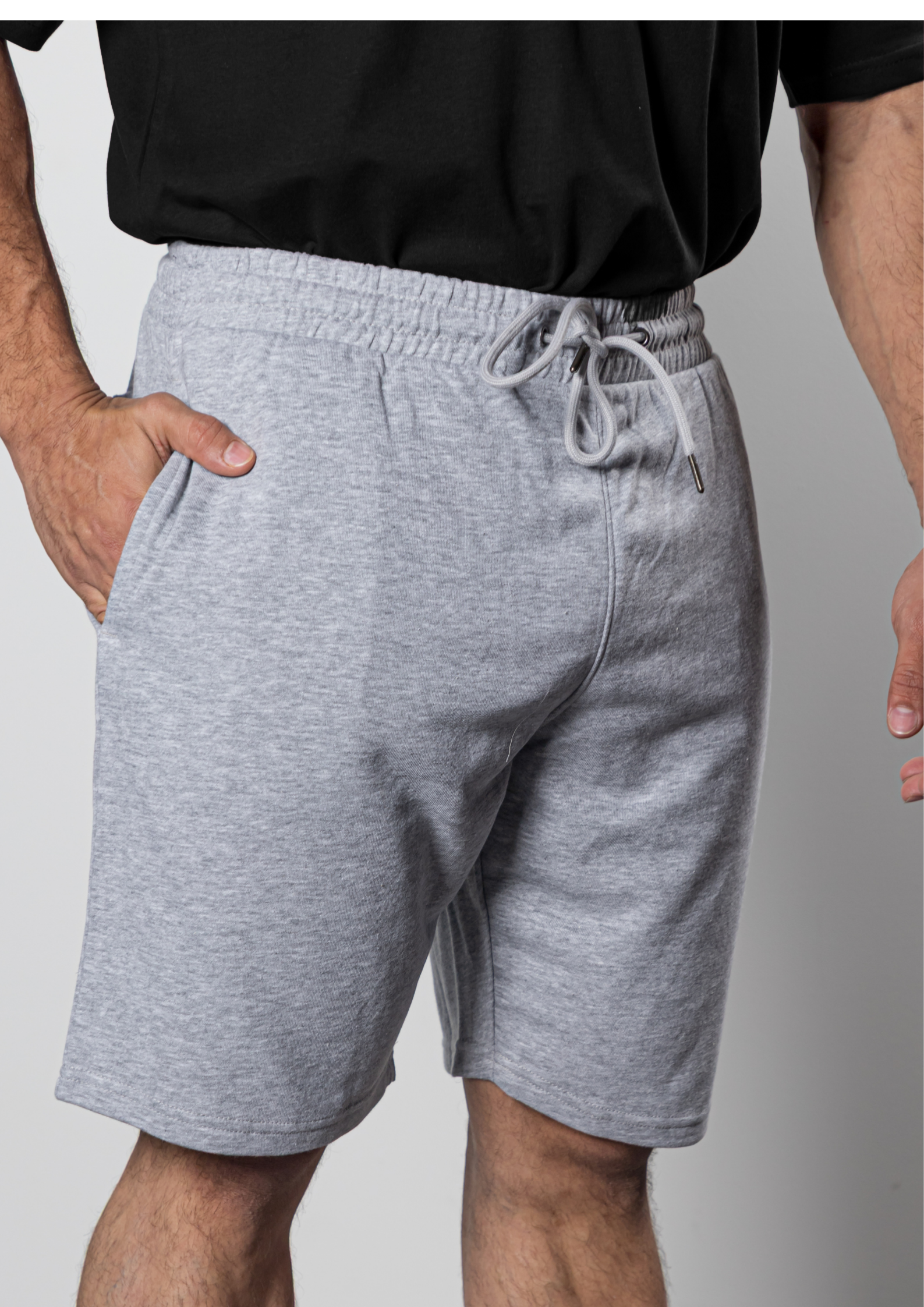 NO JEANS Cotton Shorts – Gray